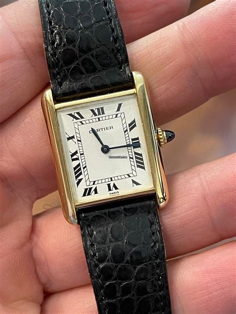 cartier tank watch for sale|pre owned cartier tank americaine.